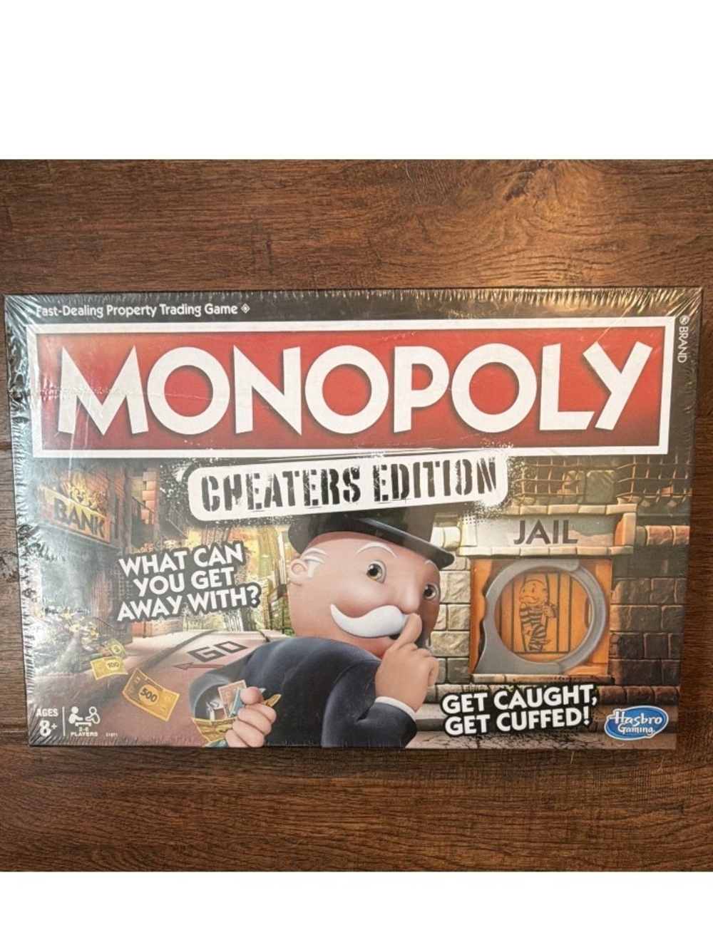 Hasbro Monopoly Cheaters Edition Board Game - Red/White